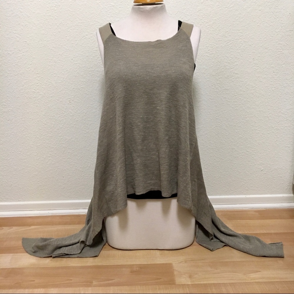Unique free people cross cross back tank